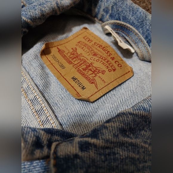 Vintage Levi Strauss Denim Trucker Jacket - Picture 2 of 3